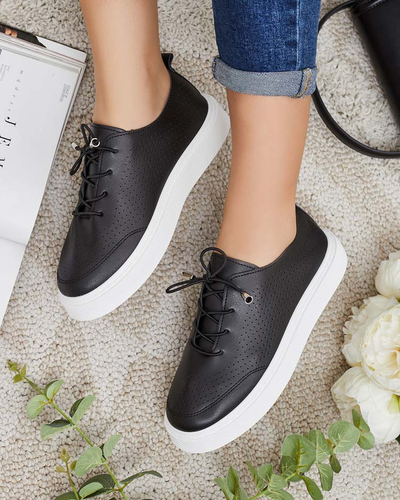 Royalfashion Women's Flequis Openwork Sneakers