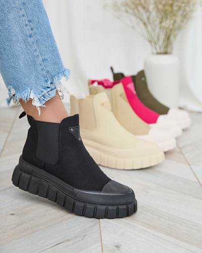 Royalfashion Black women's high sneakers Nexeri