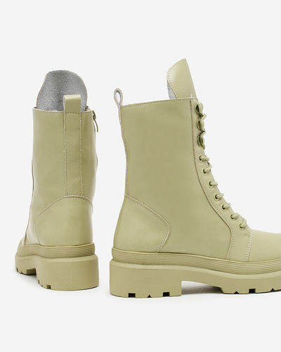 Royalfashion Eco leather women's bagger boots Vederme