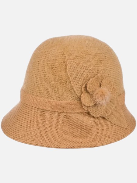 Women's Bowler Hat with Pearl Belle Decoration