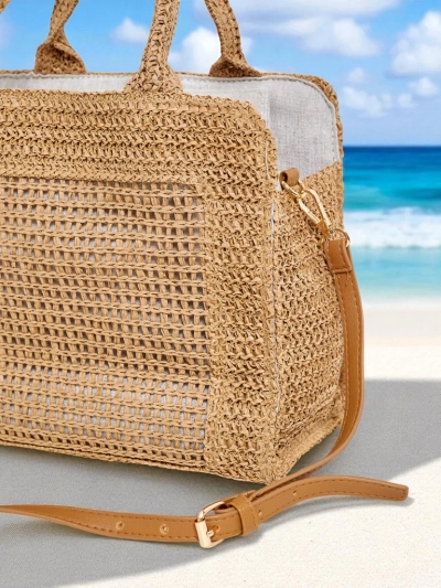 Royalfashion Suur naiste õlekott Ariadne Raffia