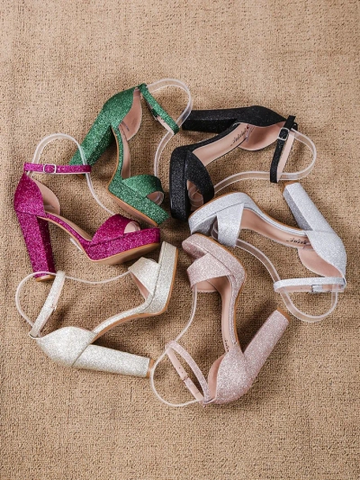 Royalfashion Glitter naiste sandaalid Vobetta