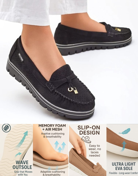 Royalfashion Lace-up women's moccasins Elissas