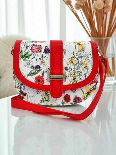 Royalfashion Women's Small Floral Faux Leather Handbag Ori Elle