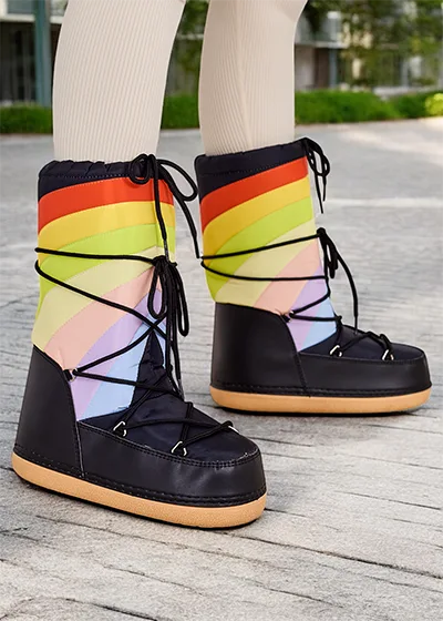 Royalfashion Womans snowboot-stíl skór Tencce