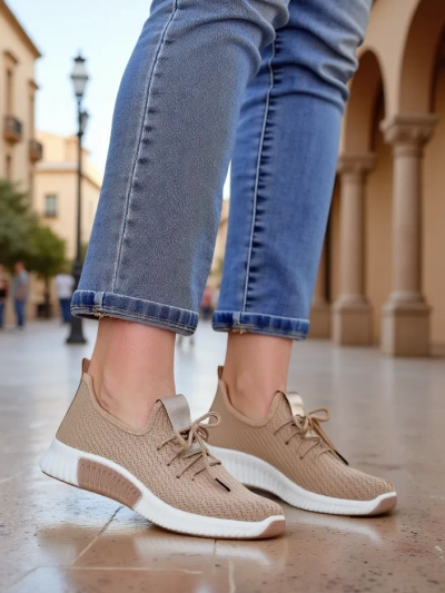 Royalfashion Женские тканевые спортивные кроссовки Vobbu