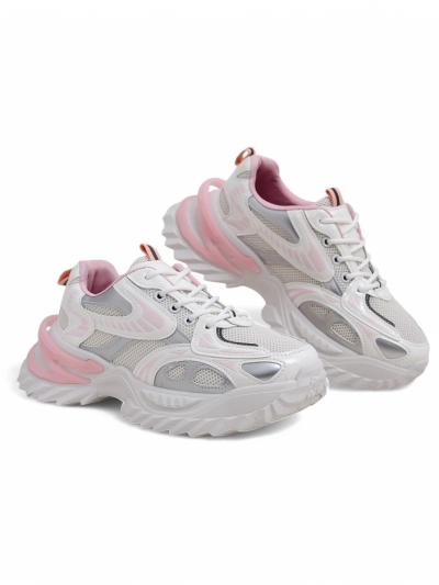 Royalfashion Women's Patent Sneakers Leysi