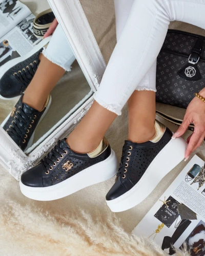 Royalfashion Women's sporty openwork Jovixi sneakers