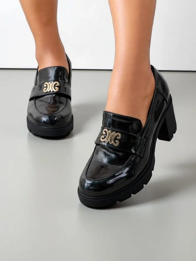 Royalfashion Women's heeled moccasins Blascos