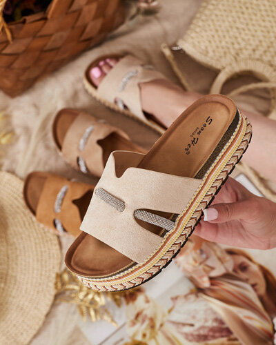 Royalfashion Naiste Orolta tsirkooniumist flip-flops