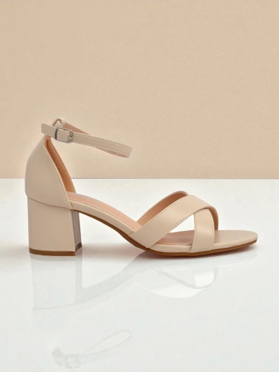 Royalfashion Naiste madala plokkkontsaga sandaalid Eleganza Strap