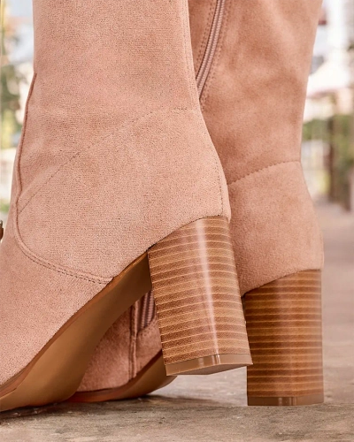 Royalfashion Kvinnor över knät stövlar Vecce