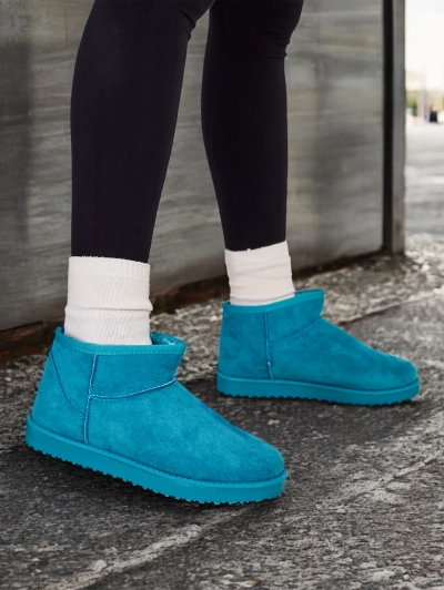 Royalfashion Short women's snow boots like Hozis