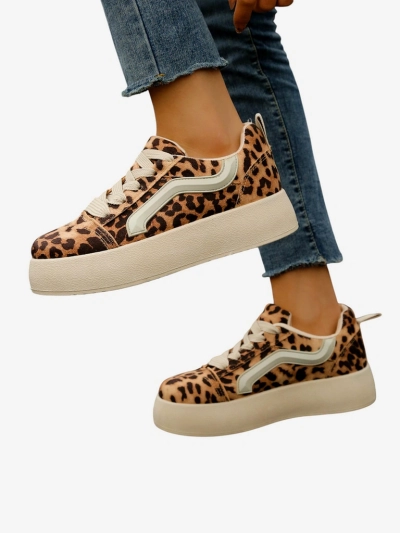 Royalfashion Women's platform sports sneakers Ensis