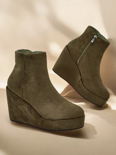 Royalfashion Kvinnor wedge ankelskor Sieffa