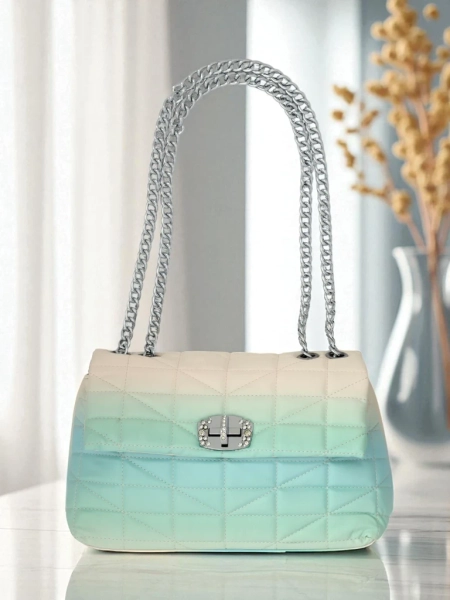 Royalfashion Väike naiste käekott, valmistatud ökonahast ombre Sophie Rose