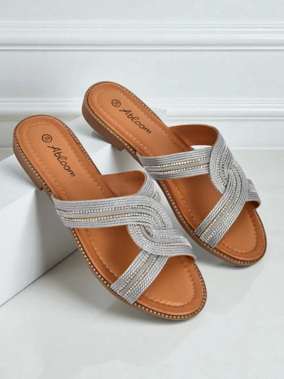 Royalfashion Женские шлепанцы плетеные Woven Breeze