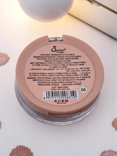 Queen Pressed Face Highlighter Sunset Kiss