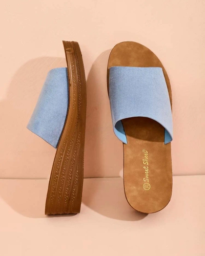 Royalfashion Naiste Saffil madala kontsaga flip-flopid