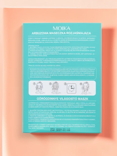 MOIKA Arbuusi sära andev näomask