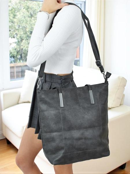 Naiste shopper-käekott, valmistatud öko-nahast Tessira