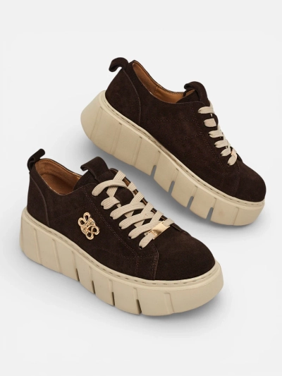 Women's Renos Natural Leather Sport Sneakers