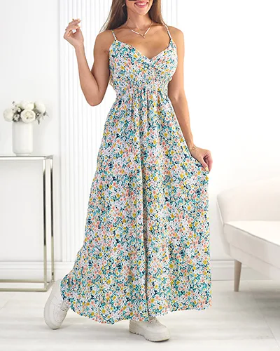 Royalfashion puuvillane naiste midi-kleit