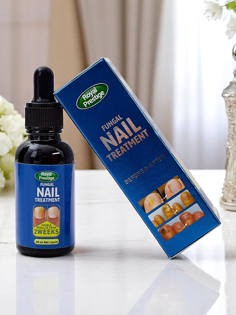 Preparation soothing the symptoms of nail fungus with a dropper