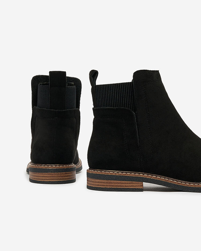 Royalfashion Black women's eco-suede Veysi boots a'la sztyblettes