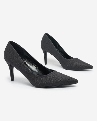 Royalfashion Women's stiletto pumps with glitter Matomliso