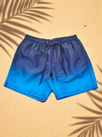 Royalfashion Men's Ombre Sport Shorts with Protective Mesh