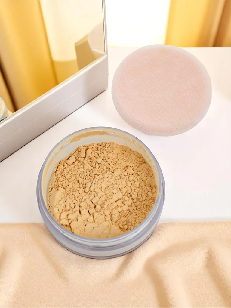 Loose face powder with SPF 50 Golden Glow