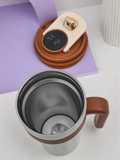 Royalfashion Термокружка с носиком и датчиком температуры Кофейная кружка