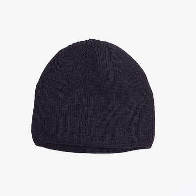 Men's dark gray padded hat - Accessories