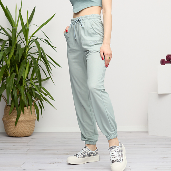 Ladies' mint tracksuits with a patch - Clothing