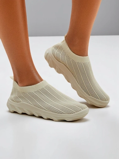 Royalfashion Women's Slip-On Fabric Sports Shoes Perrey