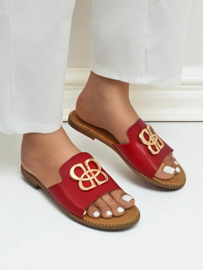 Royalfashion Women's flat sole slippers Heraklia