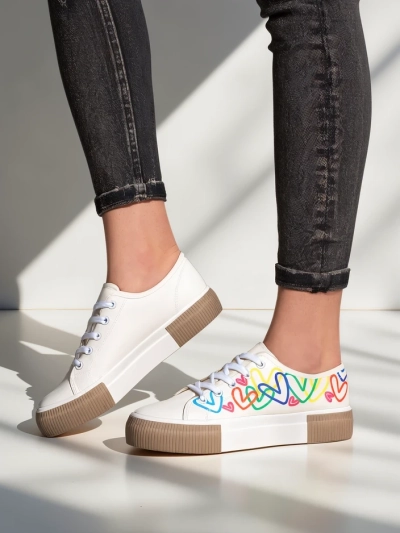 Royalfashion Naiste tenniset südame printiga Sercess