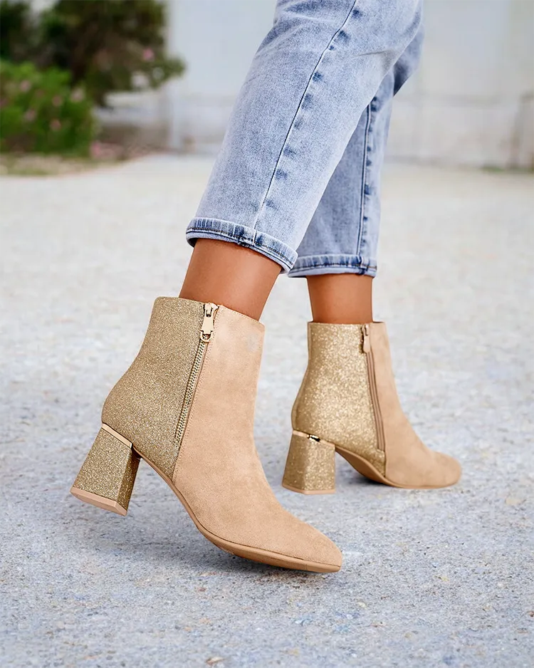 Royalfashion Kvinnors ankelstövlar på en stilett Boratos