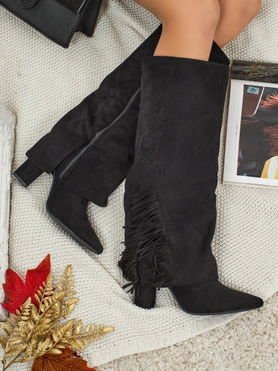 Naiste öko-seemisnahast saapad pealsetega Rimolea