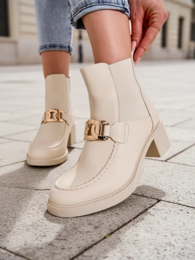 Женские ботинки Royalfashion с низким каблуком Ewios