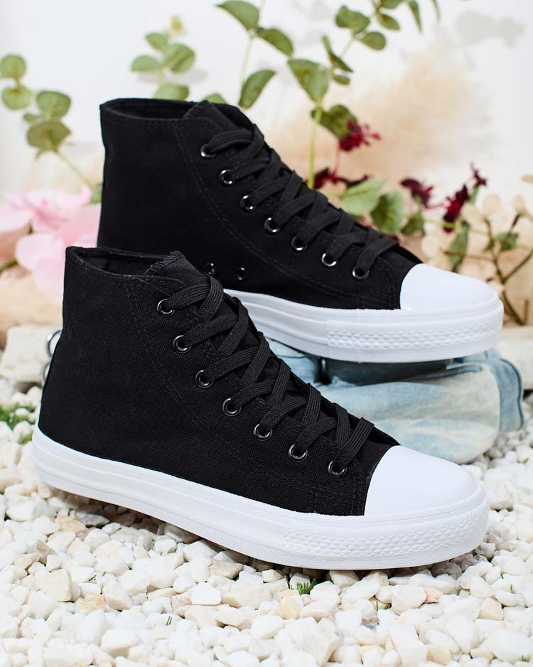 Royalfashion Women's High Sneakers Hirria