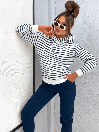 Royalfashion Women's tracksuit set in stripes