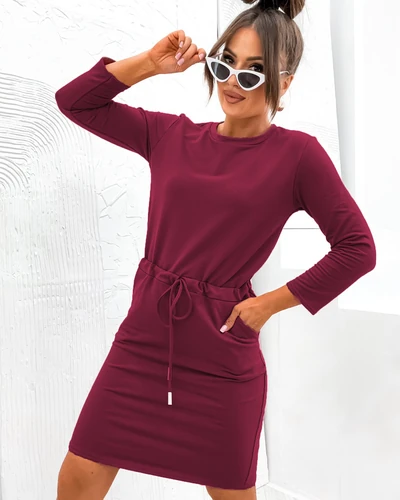 Royalfashion Women's knee-length fabric dress