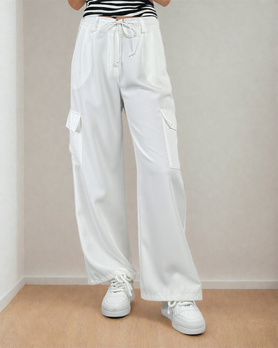 Royalfashion Women's wide pants with pockets