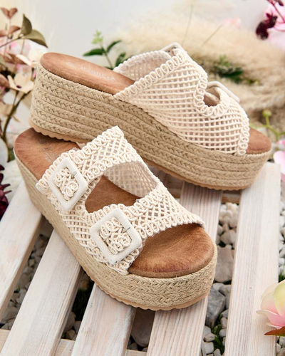 Royalfashion Naiste Olcana platvormiga flip-flops