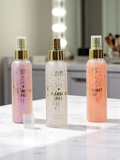 USHAS Summer Spray - Liquid Face and Body Highlighter Pearl