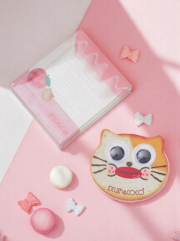 Kevin&Coco Cat Toast Blush Pressed blush Peach