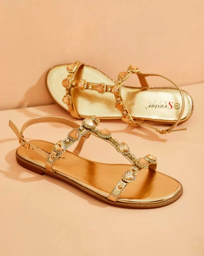 Royalfashion Women's Selina zirconia sandals