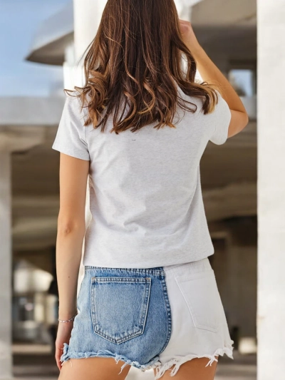 Royalfashion Puuvilla Naistee T-särk Liblikas